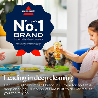 Spot Cleaner 1000W HydroSteam 3 Modes Self-Cleaning Titanium Blue