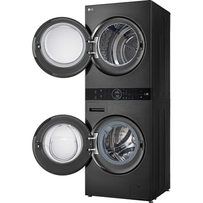 Washer Dryer Combo 12Kg Wash 10Kg Dry 1400Rpm Platinum Black