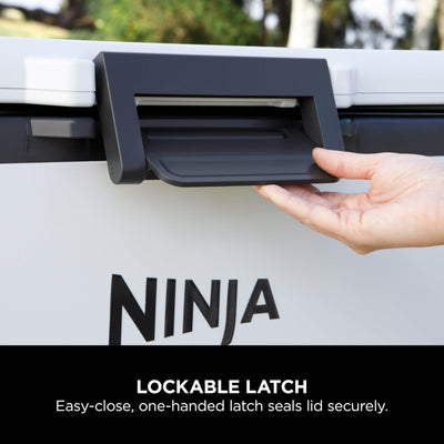 Ninja FrostVault Heavy-Duty Insulated Cool Box, Wheeled Premium Cooler