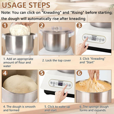 Stand Mixer 7L 1500W Touch Control White