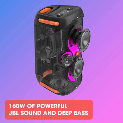 JBL PartyBox 110 in Black - Portable and Rolling Bluetooth Party Speaker