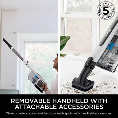 Cordless Stick Vacuum Cleaner 0.7L Floor Detect Anti-Hair Wrap Java