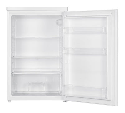 Under Counter Fridge 127L Adjustable Shelves Crisper Drawer White