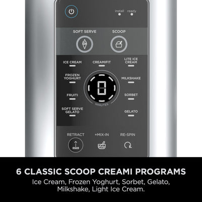 Ninja Swirl by CREAMi Soft Serve & Ice Cream Maker with 2x Tubs, 13 Functions, Makes Ice Cream