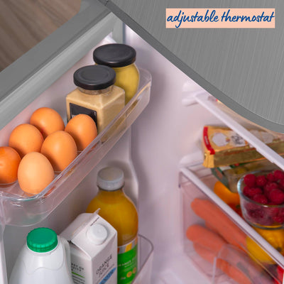Russell Hobbs Undercounter Fridge Freezer 48cm Wide 85 Litre Total Capacity 61L/24L, LED Light
