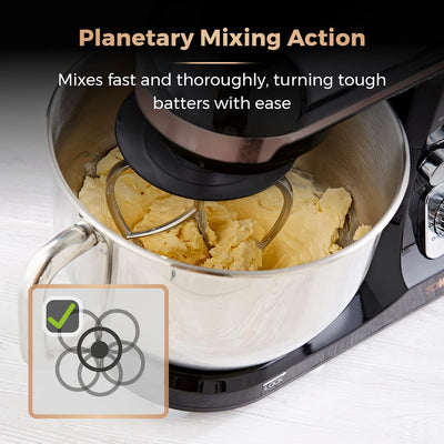 Stand Mixer 5L 6 Speeds Pulse Function 1000W Rose Gold