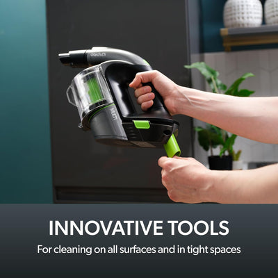 Cordless Handheld Vacuum Cleaner 22V 20-Minute Runtime Grey/Green/Black