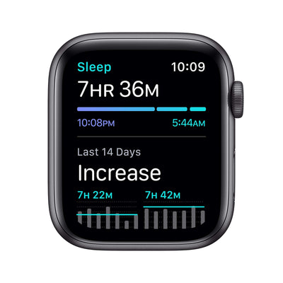 Apple Watch SE 2020 (GPS, 44MM) Space Grey Aluminium Case with Black Sport Band