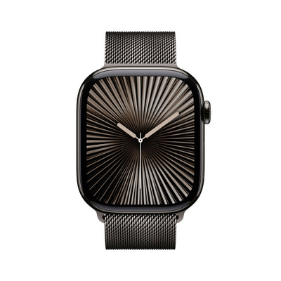 Apple Watch Series 10 GPS + Cellular 46 mm Smartwatch with Slate Titanium Case