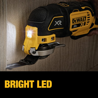 DEWALT 20V MAX XR Oscillating Multi-Tool Kit, Variable Speed (DCS356D1)