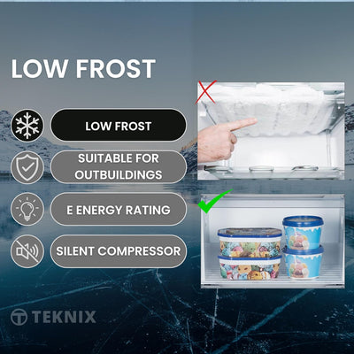 Upright Freezer 170L 200W E Rated 5 Shelves White