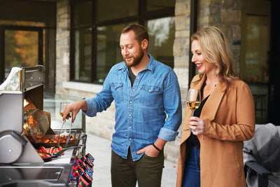 Napoleon Prestige PRO 500 Gas BBQ RSBI PRO500RSIBPSS-3-GB - Free Rotisserie