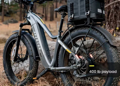 Aventon Aventure.2 Step-Through Fat Tire E-bike in Cobalt Blue