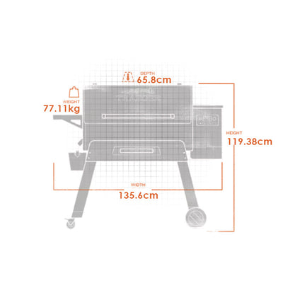 Traeger Ironwood 885 D2 Wood Pellet Grill Smoker BBQ - Free Bag of Pellets Included