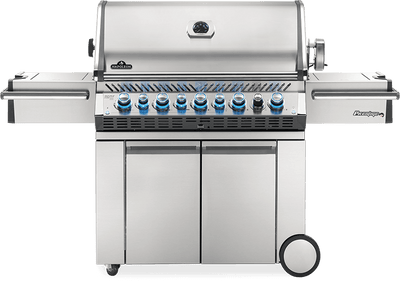 Napoleon Prestige PRO 665 Gas BBQ RSBI PRO665RSIBPSS-3-GB - Free Rotisserie and Cover